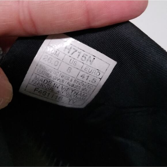 [H121] ASICS GEL-LYTE III 3 NS Black/Carbon H715N 9097 Men's Size 8 - Picture 7 of 8